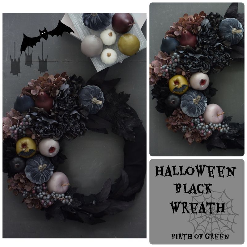 Halloween Black Wreath